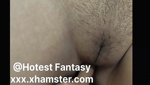 Sexy Indian with a hairy pussy gets fingered and fucked in POV