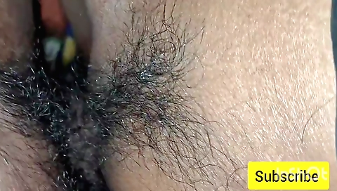 Indian hairy woman is with a guy in a sexy amateur porn video