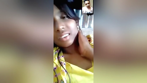 Brunette amateur sex video shows her big boobs and fingering