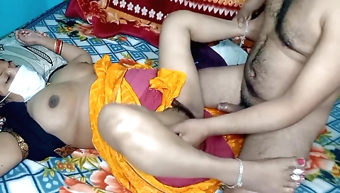 Bhabhi gets her husband's dick deepthroat and fucked