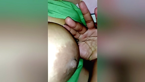 Indian teen in a red dress gets fucked by her stepsister-in-law