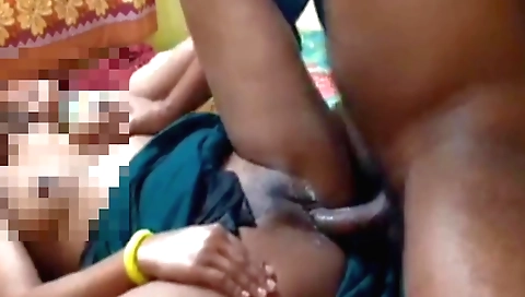Indian babe in a sexy red dress fucks in the bus ride