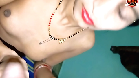 Desi bhabhi in Hindi audio with hairy pussy and ass