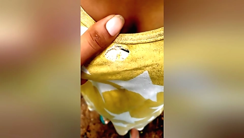 Indian girl with large tits gets fucked in a outdoor scene