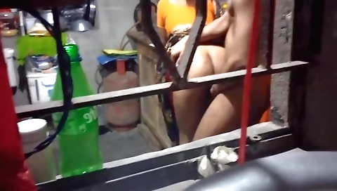 Gorgeous blonde 18+ in a white dress riding a black cock