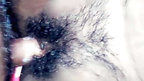 Busty indian girl with hairy pussy does some hot fucking