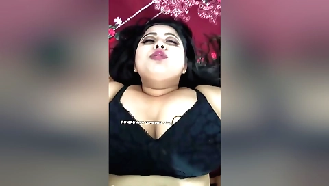 Busty brunette with huge tits and big ass fucked in POV