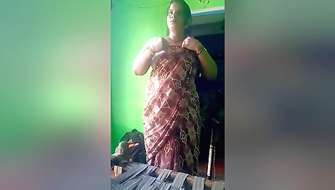 Indian girl in sexy lingerie doing something sensual