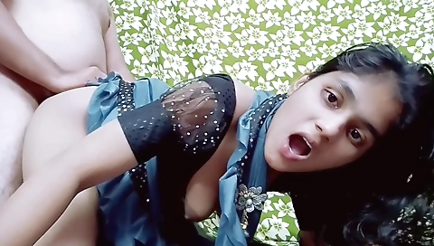 Indian girl with a sexy body is having fun with her boyfriend
