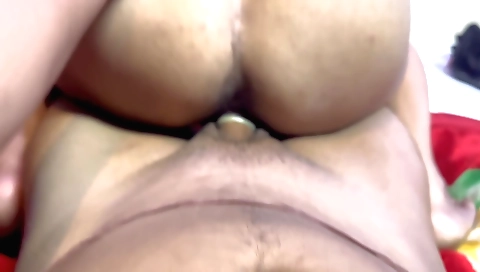 Busty stepdaughter with hairy body licking and touching