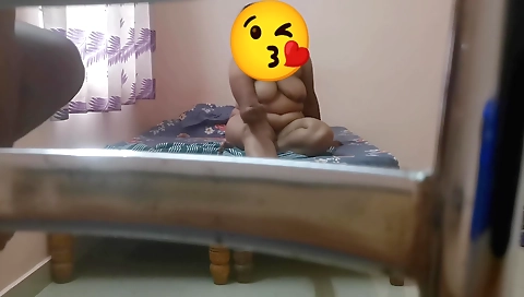 Amature brunette with natural tits and booty making a big ass vid