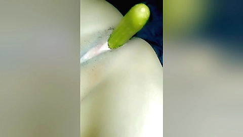 Amateur gets fucked hard in the bed after a cumshot
