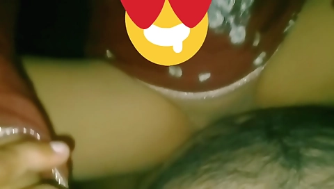 Busty brunette amateur with a nice face on the bed