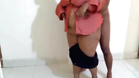 Indian bbw with big tits fucked on top of his body