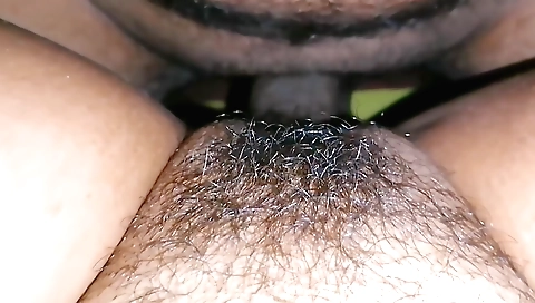 Hairy stepmom with big ass having sex with stepson