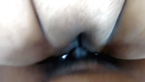 Indian chick gets a creampie with a wig in homemade