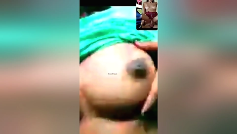 Sexy Indian chick shows off her boobs and ass on camera