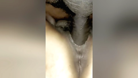 Indian teen ride a bike and show off some hairy puds
