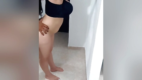 Big booty stepmom is getting creampie in all different positions