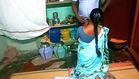 Indian milf with a Tamil aunt fucked by her stepson
