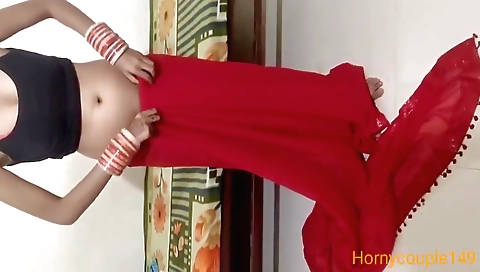 Indian brunette masturbates in bed in amateur hd video