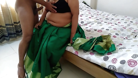 Indian hottie gets fucked in a village by stepson-in-law