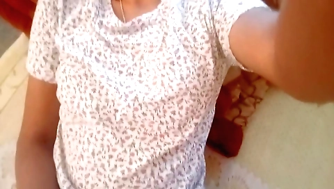My sexy black stockings and white blouse show off my natural curves