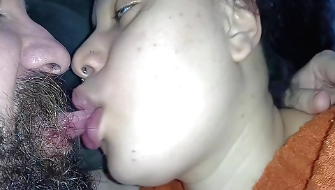 Indian brunette has a nice round ass and is getting fucked