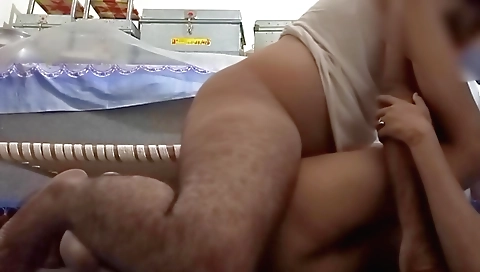 Indian babe fucks her boyfriend with her boyfriend's cock