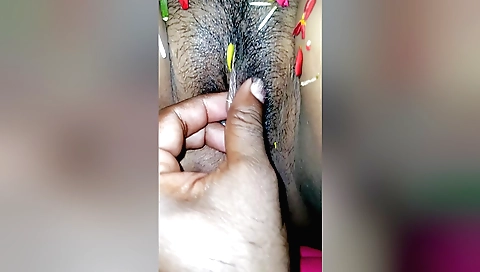 Hairy Indian couple enjoys roleplay and erotic action