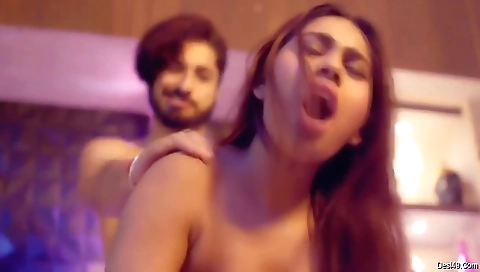Indian guest in the bathroom fucks a big ass beauty