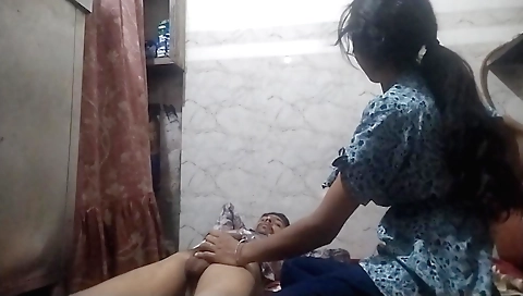 Indian teen stepsister-in-law gets fucked in the face