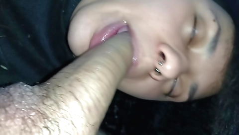 Indian deepthroat fuck from behind with a big cock
