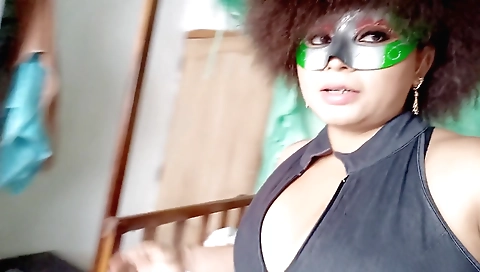 Milf is with cum on her body in this homemade solo sex scene