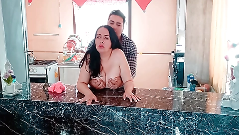 Big ass brunette fucks herself in homemade sex video