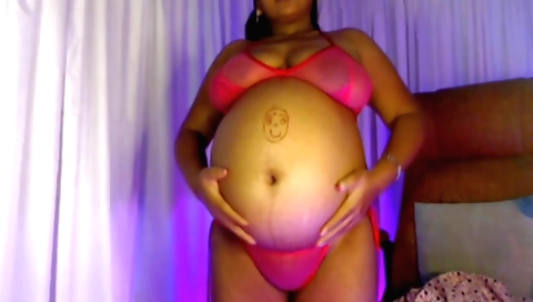 Indian brunette girl with a beautiful body in a solo video