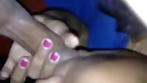 Indian milf is drinking milk and then getting her pussy rubbed