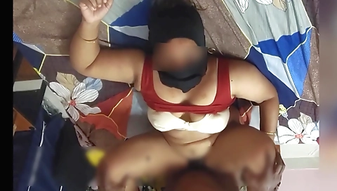 Indian brunette with big ass and big tits fucked in a hot housewife