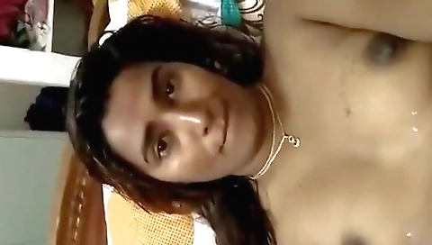 Swathi naidu with big tits and sexy ass is fingering toy