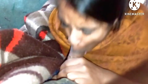 Indian girl sucks a big cock and gets her pussy licked