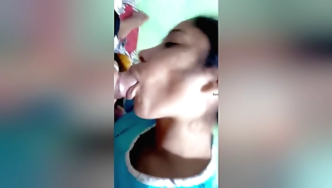 Indian brunette with a nice body has nice sex on the webcam