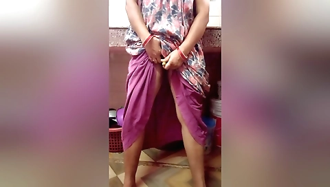 Kitu bhabhi with big tits getting bath in her sexy underwear