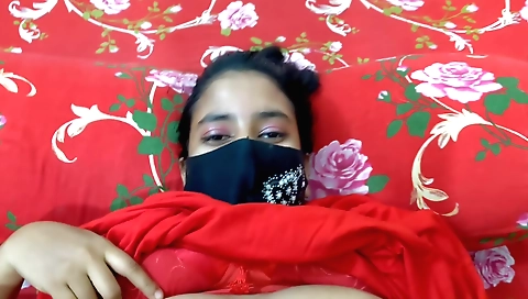 Indian brunette 45+ hairy girl sucking and getting fucked