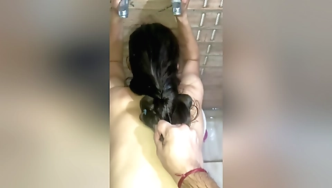 Busty brunette enjoys finger and sex in amateur porn clip
