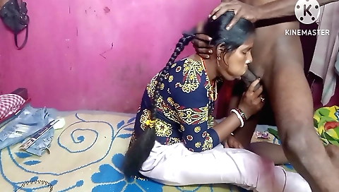 Indian milf gets her ass drilled in a deepthroating style