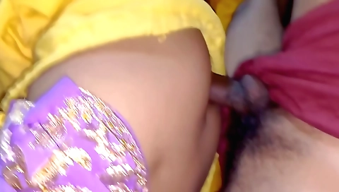 Indian teen gets her stepmother's dick and gets licked