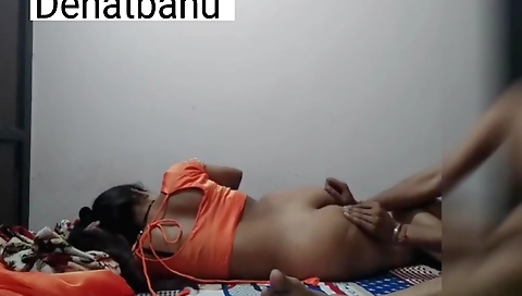 Hindi girl fucked by her stepbrother in the village