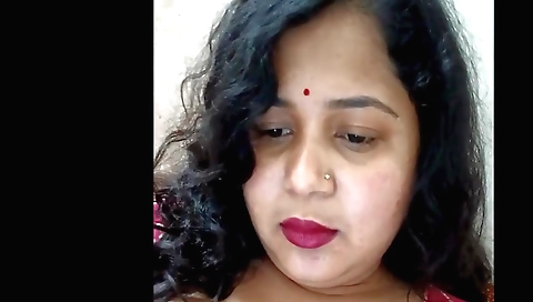 Horny hairy Indian milf is getting naked and having sex